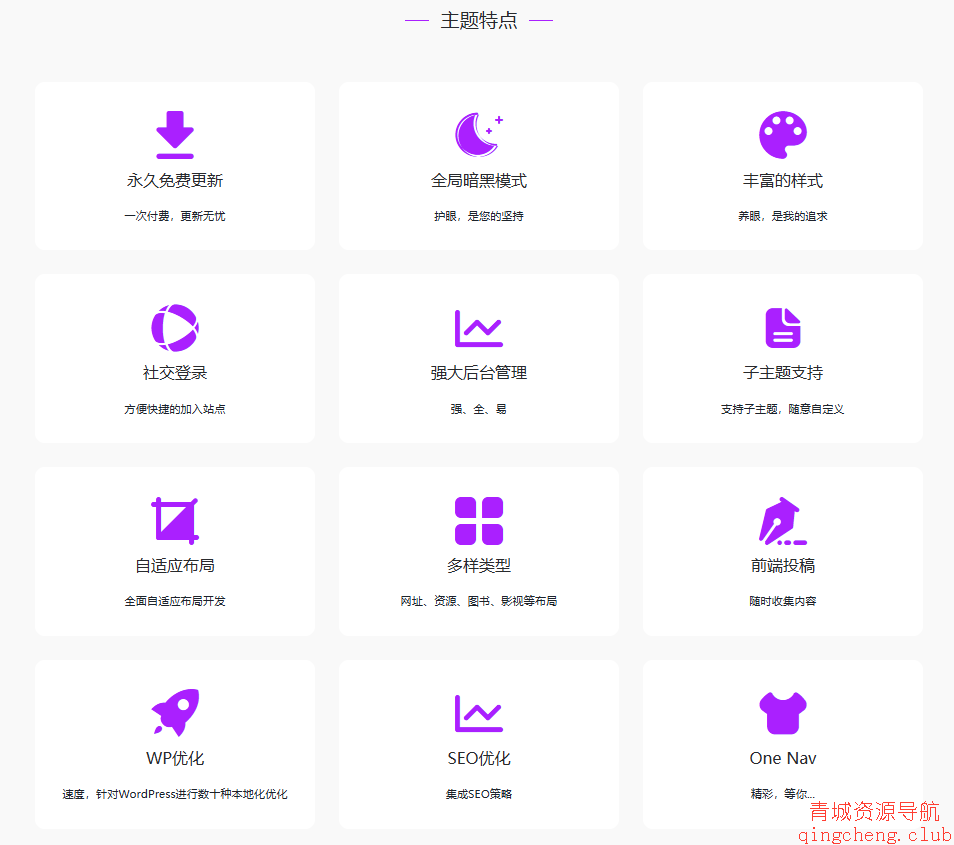 一为导航全能导航主题OneNav，打造高效网络资源聚合平台